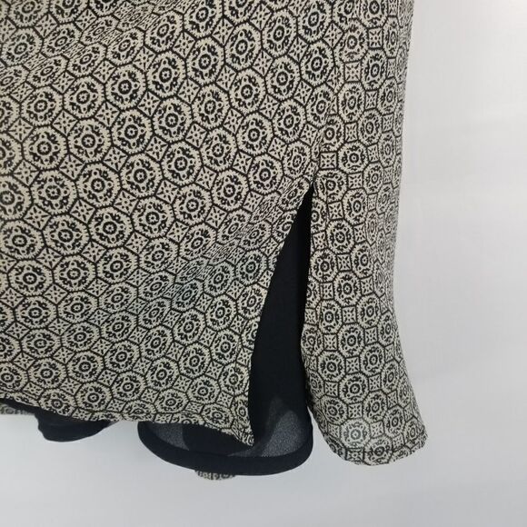 Old Navy A Line Skirt. Size 1. Black Tan. - Picture 11 of 12